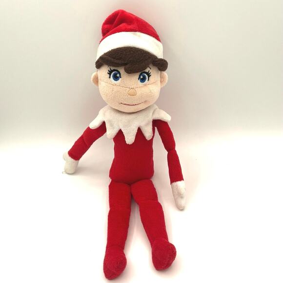 Vintage CCA and B 2005 Elf On The Shelf Boy Plush 14'' Tall Soft Face - Picture 7 of 8